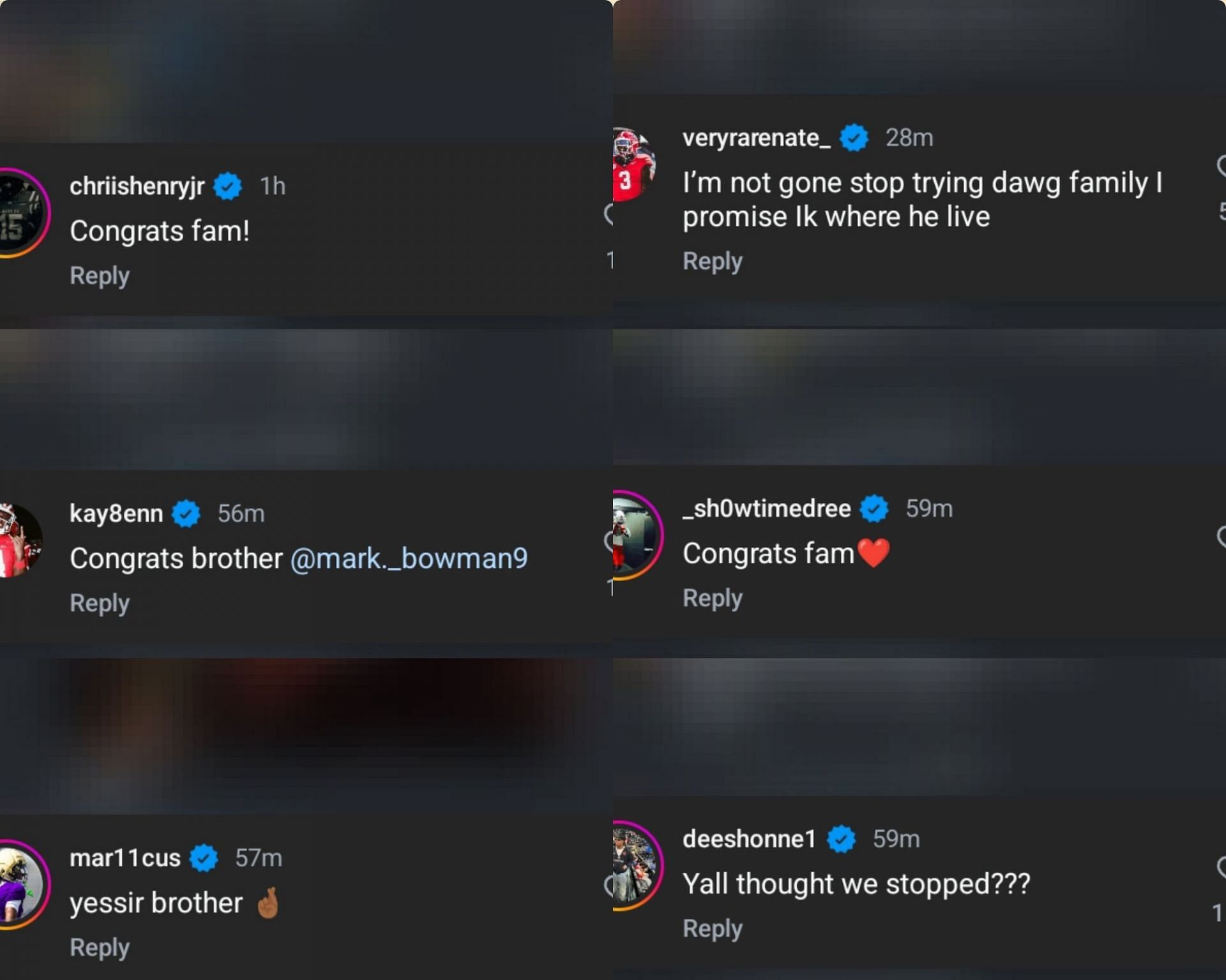 Reactions to Mark Bowman's commitment to USC
